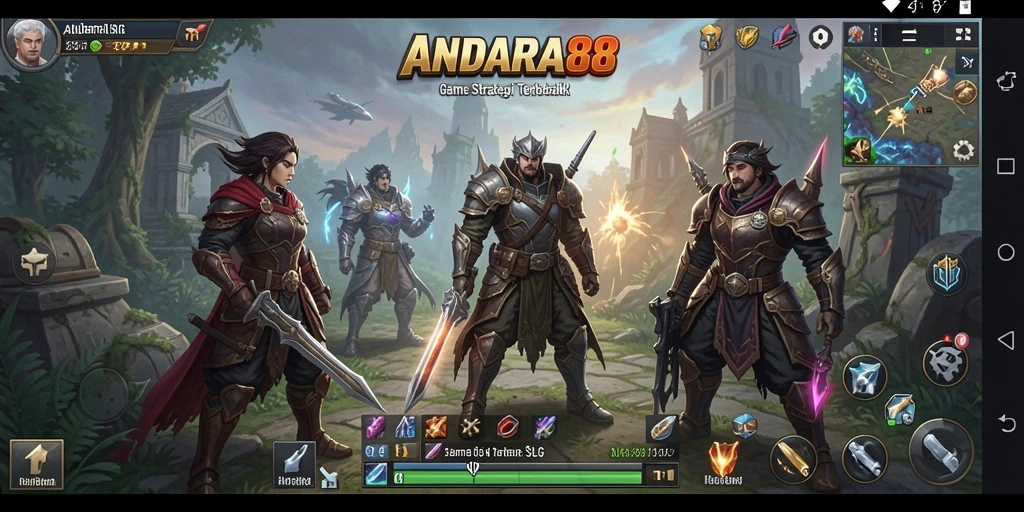 Tampilan menawan dari gameplay ANDARA88 yang mendebarkan.