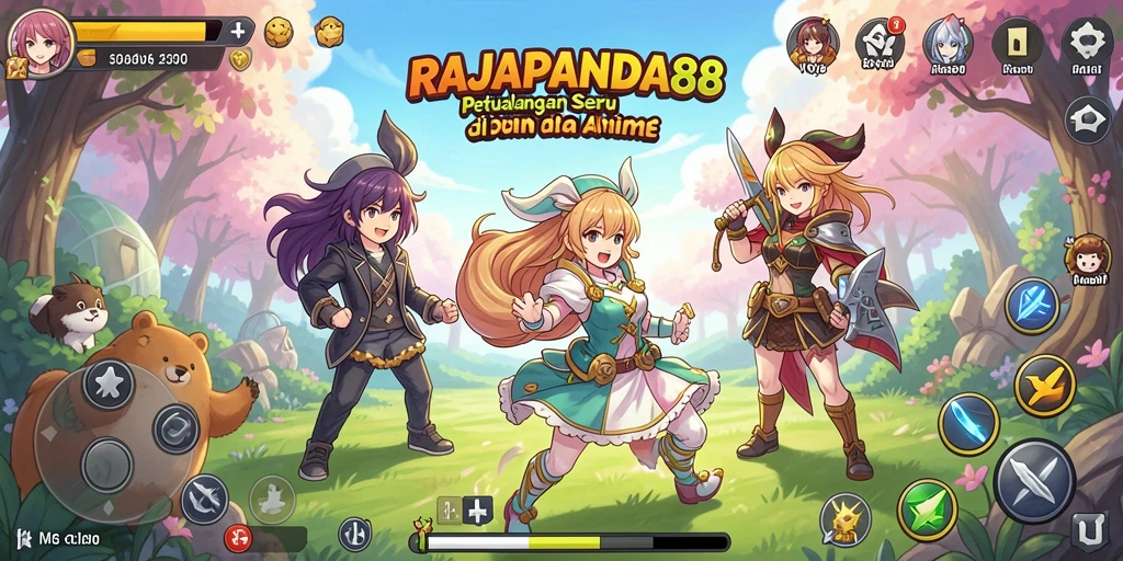 Tampilan aksi seru dalam RAJAPANDA88 yang penuh warna.