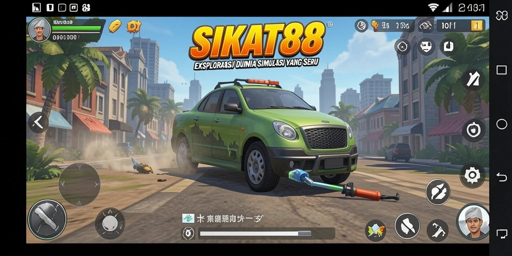 Tampilan menarik gameplay SIKAT88 dengan eksplorasi unik.